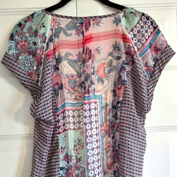 Sheer Patterened Shirt - Picture 3 of 4